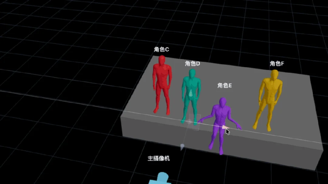 Vitent的3D虚拟片场实现复杂的角色站位